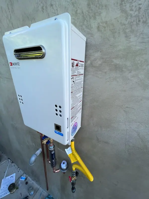 Tankless water heater installation for The Port homes
