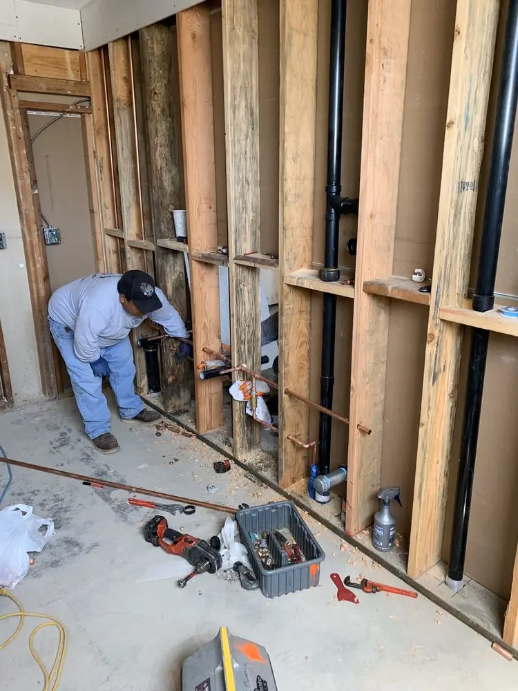 Commercial rough-in plumbing for Gas Line Repair in The Port
